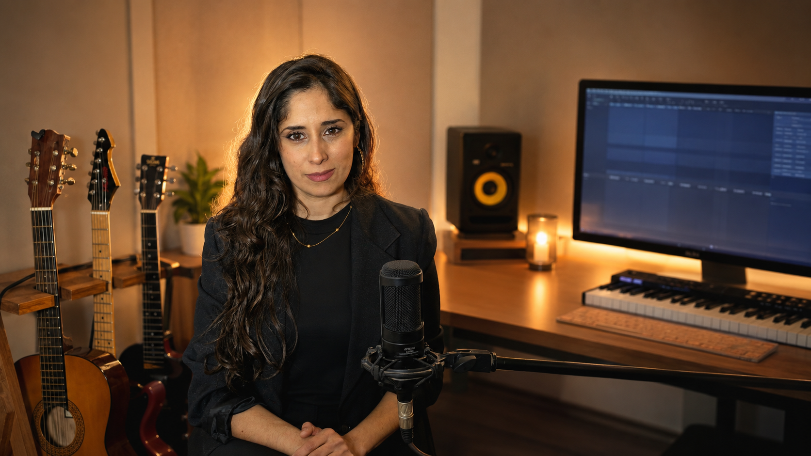 YOHAN en el estudio de producción musical